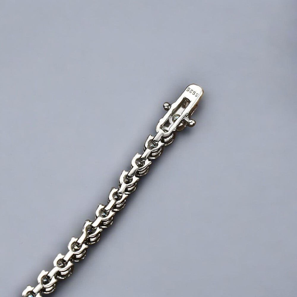 3 Prong Moissanite Tennis Bracelet - Dazzle and Grace