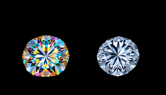 Moissanite vs. Lab-Grown Diamonds: Uncovering the Brilliance - Dazzle and Grace