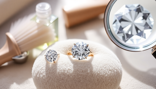 Keeping Your Moissanite Jewelry Sparkling: A Guide to Proper Care