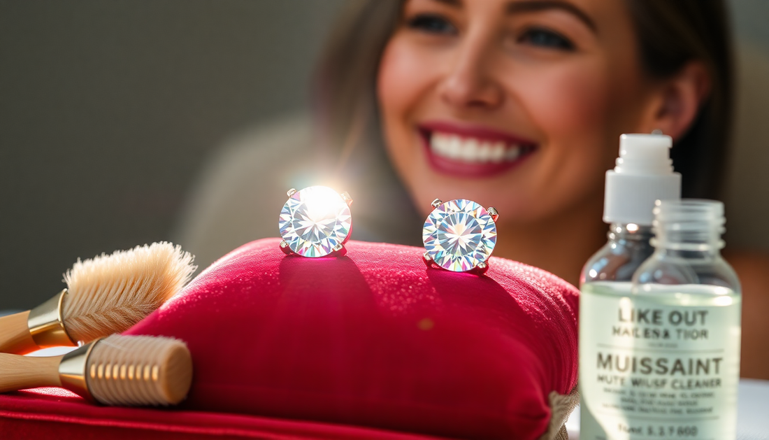 The Ultimate Guide to Caring for and Cleaning Your Moissanite Earrings