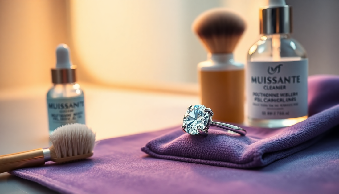 Keeping Your Moissanite Jewelry Sparkling: The Best Cleaning Products