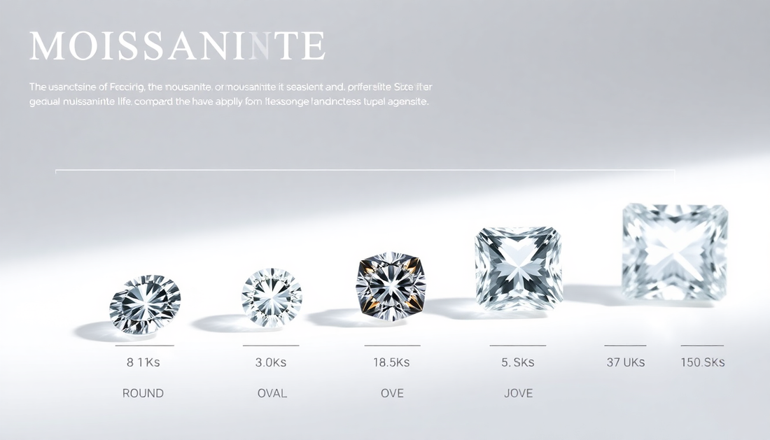 Moissanite Carat Size Guide: What You Need to Know Before Buying