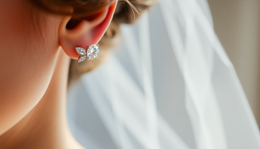 Moissanite Earrings for Weddings: The Affordable Luxury Bridal Jewelry Trend