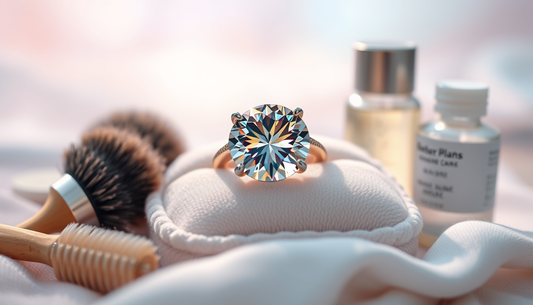 How to Care for Your Moissanite Engagement Ring to Keep It Sparkling