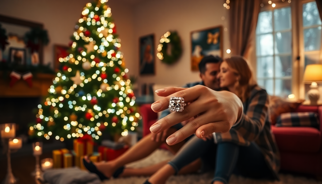 Celebrate Love and Light: Moissanite Rings as Holiday Engagements and Anniversary Gifts