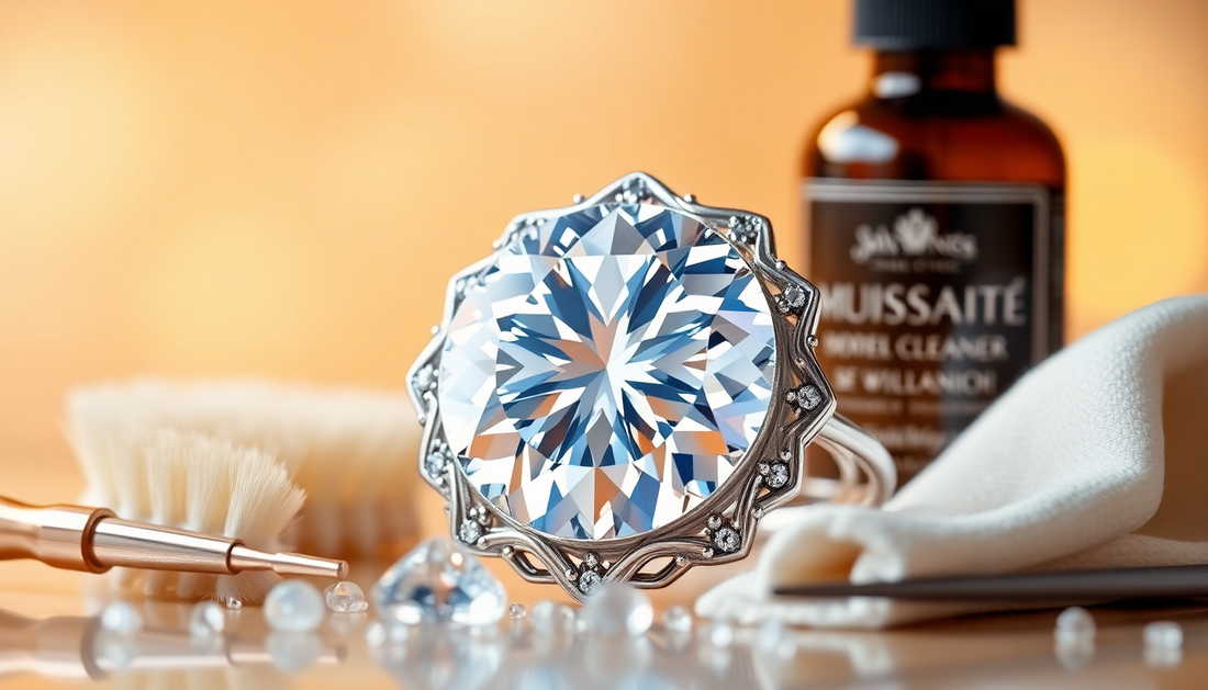 Unlocking the Brilliance: A Guide to Caring for Your Moissanite Jewelry