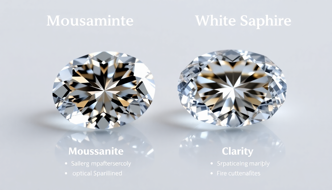 Moissanite vs. White Sapphire: Which One is the Better Choice?