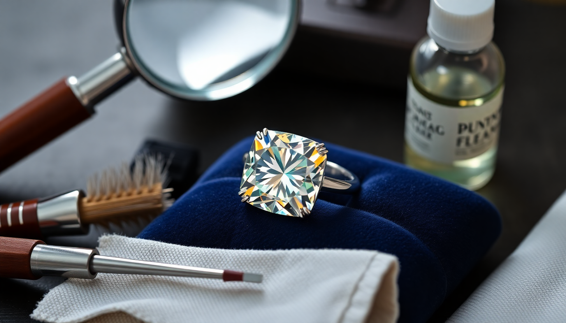 Keeping Your Moissanite Jewelry Sparkling: A Guide to Proper Care