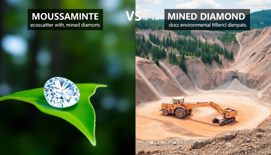 Moissanite vs. Mined Diamonds: Ethical Impacts Compared