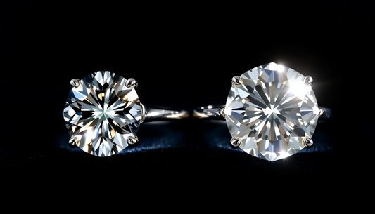 Moissanite vs. Diamond: Which Sparkles Brighter?