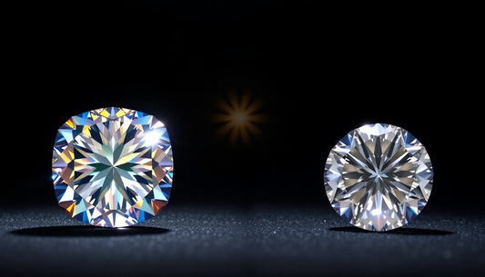 Moissanite vs. Diamond: Which Sparkles More?