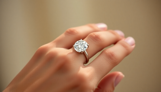 Elevate Your Engagement with a Customized Moissanite Ring