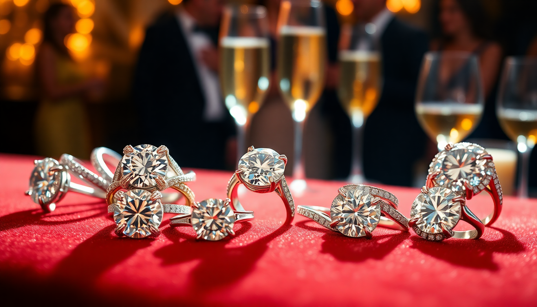 Moissanite Cocktail Rings: Elevate Your Party Style