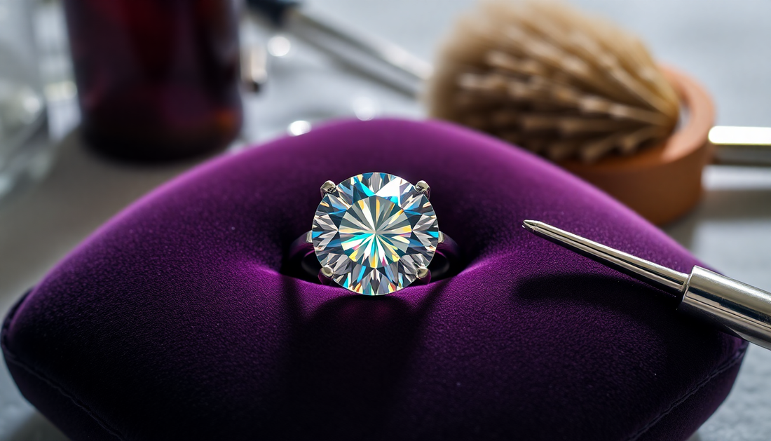 Keeping Your Moissanite Jewelry Sparkling: A Guide to Proper Care