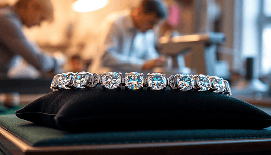 The History and Rising Popularity of Moissanite Bracelets in Modern Jewelry - Dazzle and Grace