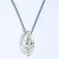 1 CT Marquise Moissanite Pendant in Silver - Dazzle and Grace