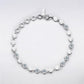 2.4CT Bezel Set Moisanite Chain Bracelet - Dazzle and Grace