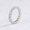 2.2ct Moissanite Eternity Band, Timeless Sparkle