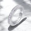 Channel Set Moissanite Eternity Band - Dazzle and Grace