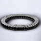 Classic D VVS1 Moissanite Cuban Link Bracelet in White Gold Plating - Dazzle and Grace