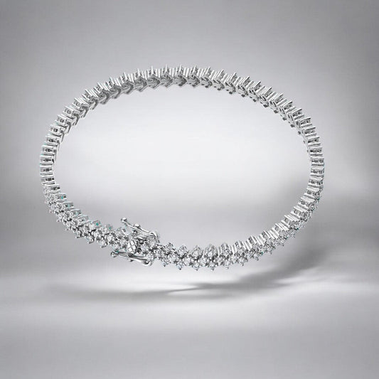 Classic Moissanite Tennis Bracelet - Dazzle and Grace