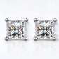 Dreamy Princess Cut Moissanite Studs - Dazzle and Grace