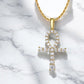 Modern Pave Moissanite Pendant - Dazzle and Grace