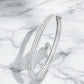 Pave Moissanite Bangle Bracelet - Dazzle and Grace