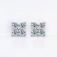 Radiant Cluster Moissanite Studs - Dazzle and Grace