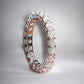 Single Row Moissanite Eternity Band - Dazzle and Grace