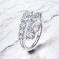 Split Moissanite Ring - Dazzle and Grace