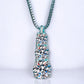 Timeless D VVS1 Moissanite Pendant Necklace - Dazzle and Grace