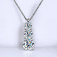 Timeless D VVS1 Moissanite Pendant Necklace - Dazzle and Grace