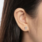 Timeless Elegance: Emerald Cut Moissanite Studs - Dazzle and Grace